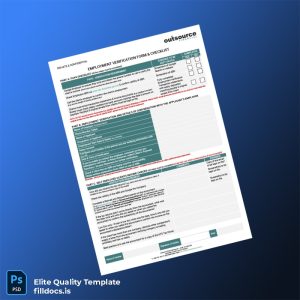 Fillable Australia Outsource Financial Employment Verification Letter Template - Word/PDF Template Preview - FillDocs