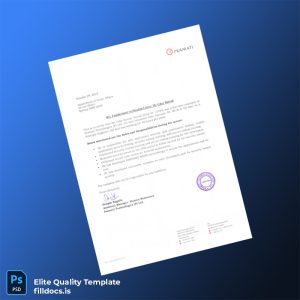 Fillable Australia Pramati Technologies Employment Verification Letter Template - Word/PDF Template Preview - FillDocs