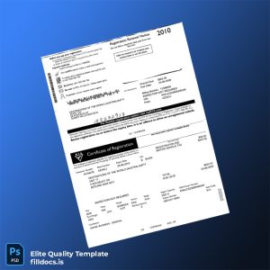 Fillable Australia RTA Certificate of Registration Template - Word/PDF Template Preview - FillDocs