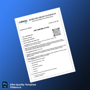 Fillable Australia We Employment Verification Letter Template - Word/PDF Template Preview - FillDocs