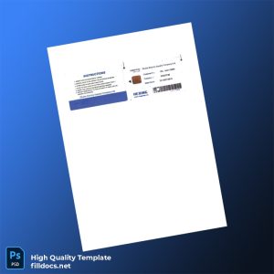 Bangladesh Dhaka Electric Supply Company Ltd Editable Utility Bill Template in Word and PDF formats