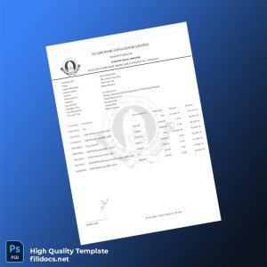 Bangladesh Islami Bank Statement Template in Word and PDF formats