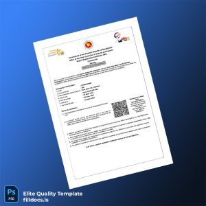 Fillable Bangladesh Office of the Controller of Imports and Exports Import Registration Certificate Template - Word/PDF Template Preview - FillDocs