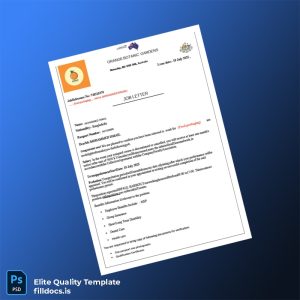 Fillable Bangladesh Orange Botanic Gardens Employment Verification Letter Template - Word/PDF Template Preview - FillDocs