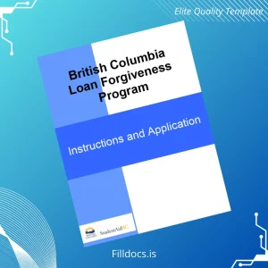 Fillable British Columbia Student Aid BC Employment Verification Letter Template - Word/PDF Template Preview - FillDocs