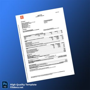 Bulgaria CEZ Electro Bulgaria AD Editable Utility Bill Template in Word and PDF formats