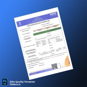 Fillable Business Registration Certificate Template - Word/PDF Template Preview - FillDocs
