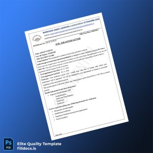Fillable Canada Ambrosia Super Systems Corporation Employment Verification Letter Template - Word/PDF Template Preview - FillDocs