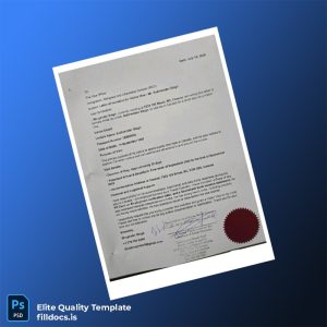 Fillable Canada Bhupinder Singh Employment Verification Letter Template - Word/PDF Template Preview - FillDocs