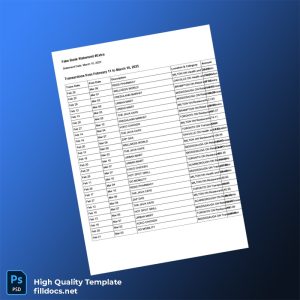 Canada Template in Word and PDF formats