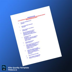 Fillable Country Registration Certificate Template - Word/PDF Template Preview - FillDocs