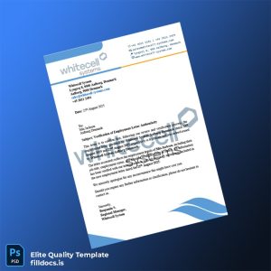 Fillable Denmark Whitecell System Employment Verification Letter Template - Word/PDF Template Preview - FillDocs
