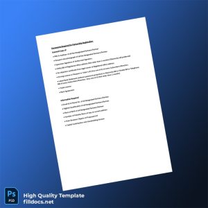 Editable Partnership Registration Documents Template in Word and PDF formats