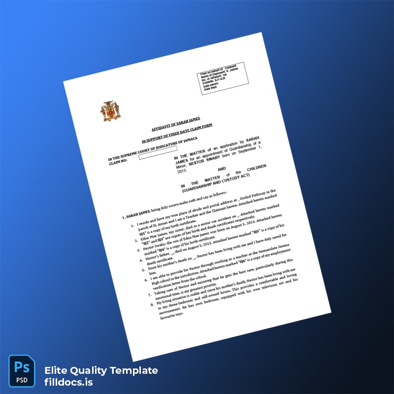 Fillable Employment Verification Letter for Sarah James Template - Word/PDF Template Preview - FillDocs