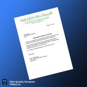 Fillable Ghana Anokye Joshua African Company Limited Employment Verification Letter Template - Word/PDF Template Preview - FillDocs