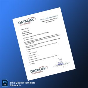 Fillable Haiti Datalink Multi-Services Employment Verification Letter Template - Word/PDF Template Preview - FillDocs