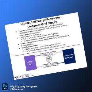 Hawaiian Electric Editable Utility Bill Template in Word and PDF formats