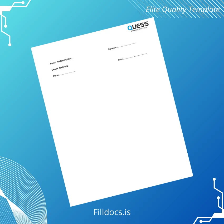 Fillable India Harsh Jaiswal Salary Certificate Template in Word and PDF formats page 6 Page Preview - FillDocs