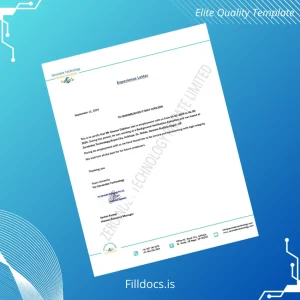 Fillable India Zeroinedex Technology Employment Verification Letter Template - Word/PDF Template Preview - FillDocs