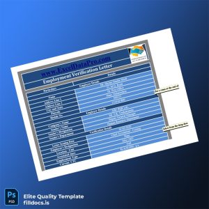 Fillable India ABC PQR Ltd Employment Verification Letter Template - Word/PDF Template Preview - FillDocs