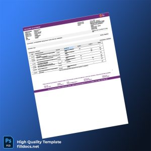 India AU Abhi Bank Statement Template in Word and PDF formats