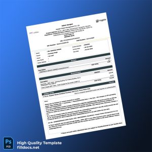 India Adani Aangan Editable Electricity Bill Template in Word and PDF formats