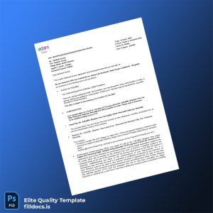 Fillable India Adani Employment Verification Letter Template - Word/PDF Template Preview - FillDocs