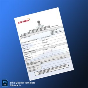 Fillable India Air India Employment Verification Letter Template - Word/PDF Template Preview - FillDocs