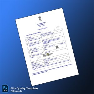 Fillable India Assistant Commissioner of State Tax GST Registration Certificate Template - Word/PDF Template Preview - FillDocs