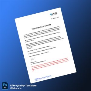 Fillable India Ca India Technologies Pvt Ltd Employment Verification Letter Template - Word/PDF Template Preview - FillDocs