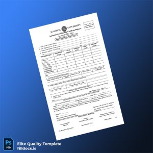 Fillable India Gauhati University Application for Obtaining Certificate-Diploma Template - Word/PDF Template Preview - FillDocs