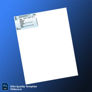 Fillable India Government Vehicle Registration Certificate Template - Word/PDF Template Preview