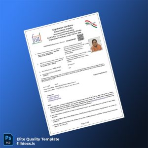 Fillable India Government of Delhi Registration Certificate Template - Word/PDF Template Preview - FillDocs