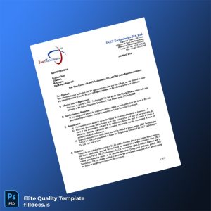 Fillable India JNET Technologies Pvt Ltd Employment Verification Letter Template - Word/PDF Template Preview - FillDocs