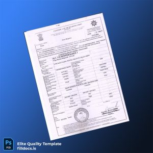 Fillable India Maharashtra Maritime Board Registration Certificate Template - Word/PDF Template Preview - FillDocs