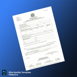 Fillable India Manipur University Original Certificate Template - Word/PDF Template Preview - FillDocs