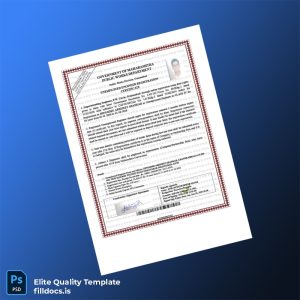 Fillable India Public Works Department Unemployed Engineer Registration Certificate Template - Word/PDF Template Preview - FillDocs