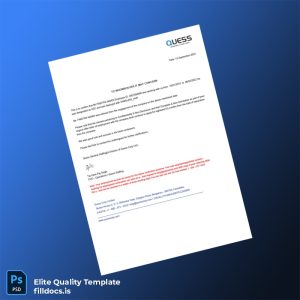 Fillable India Quess General Staffing Employment Verification Letter Template - Word/PDF Template Preview - FillDocs