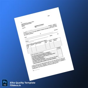 Fillable India Reliance Securities Limited Certificate of Compliance Template - Word/PDF Template Preview - FillDocs