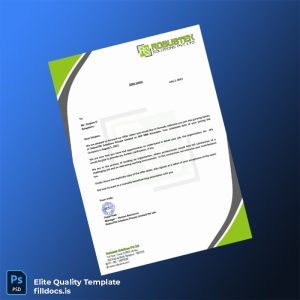 Fillable India RobusTEK Solutions Employment Verification Letter Template - Word/PDF Template Preview - FillDocs