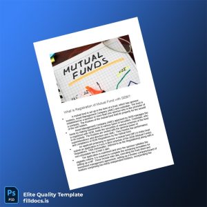 Fillable India SEBI Mutual Fund Registration Certificate Template - Word/PDF Template Preview - FillDocs