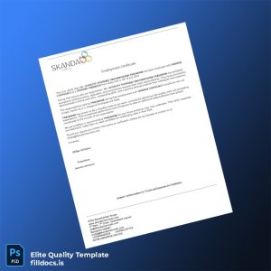 Fillable India Skanda Chemicals Employment Verification Letter Template - Word/PDF Template Preview - FillDocs