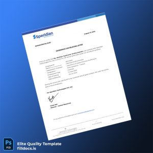 Fillable India Speridian Technologies Pvt Ltd Relieving Letter Template - Word/PDF Template Preview - FillDocs