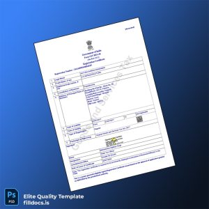 Fillable India State Tax Officer GST Registration Certificate Template - Word/PDF Template Preview - FillDocs