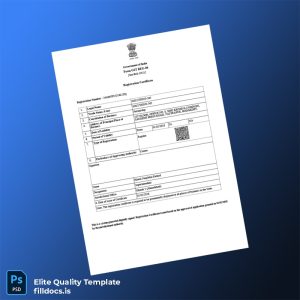 Fillable India Superintendent GST Registration Certificate Template - Word/PDF Template Preview