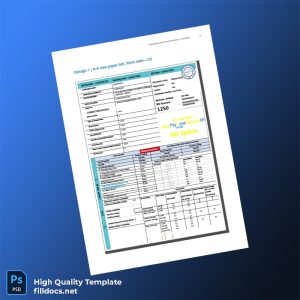 India Tamil Nadu Electricity Board Editable Electricity Bill Template in Word and PDF formats