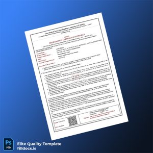 Fillable India Uttar Pradesh Real Estate Regulatory Authority Registration Certificate Template - Word/PDF Template Preview - FillDocs