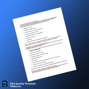 Fillable India Vehicle Registration Certificate Procedure Document in Word and PDF formats Template Preview - FillDocs