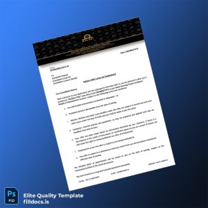 Fillable India Water Brewing Private Limited Employment Verification Letter Template - Word/PDF Template Preview - FillDocs