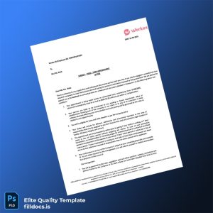 Fillable India Workex Solutions and Services Private Limited Offer Letter Template - Word/PDF Template Preview - FillDocs